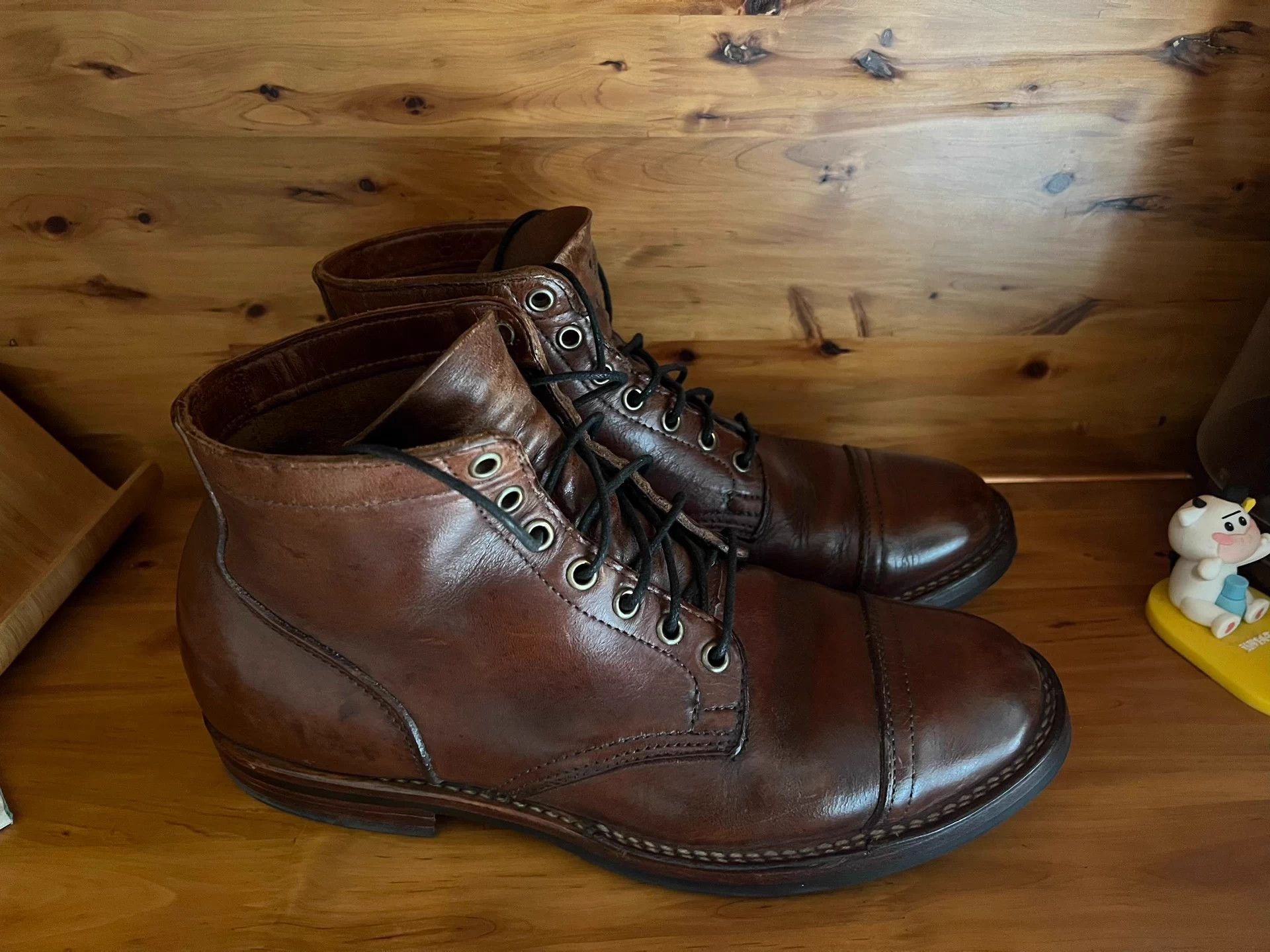 Viberg Viberg 2030 Caramel Leather Work Boot 8.5E Size US 8.5 / EU 41-42 - 9 Thumbnail