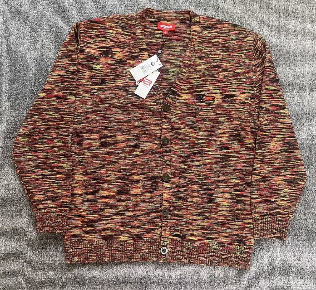 Billionaire Boys Club BBC ICECREAM Knit Cardigan Jacket Size US L / EU 52-54 / 3 - 1 Thumbnail