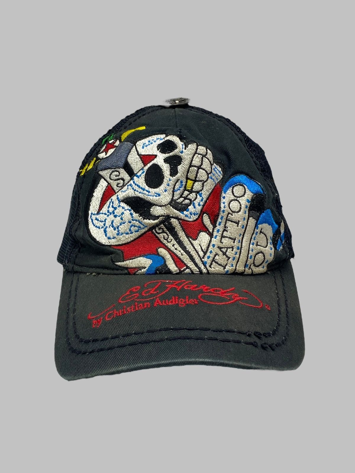 Ed Hardy Vintage Ed Hardy Cap By Christian Audigier Distressed Size ONE SIZE - 1 Thumbnail