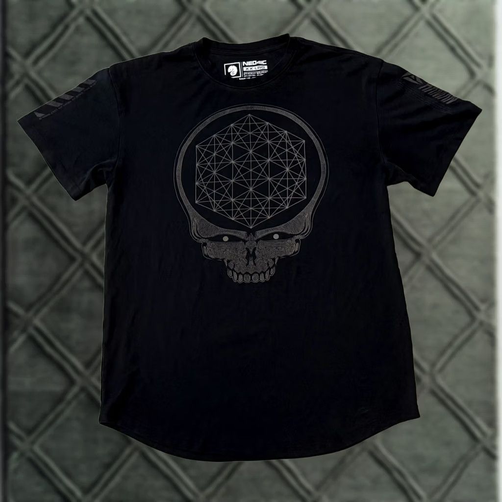 Vintage NEO4IC Steal Your Face Shirt XXL Black Graphic Print Crew Neck Short Sleeve Grateful Dead Cyberpunk Size US XXL / EU 58 / 5 - 1 Thumbnail