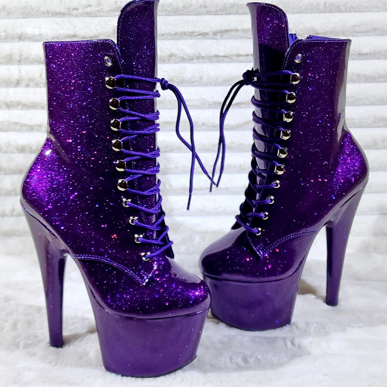 Adore 1020GP Purple Glitter Patent 7
