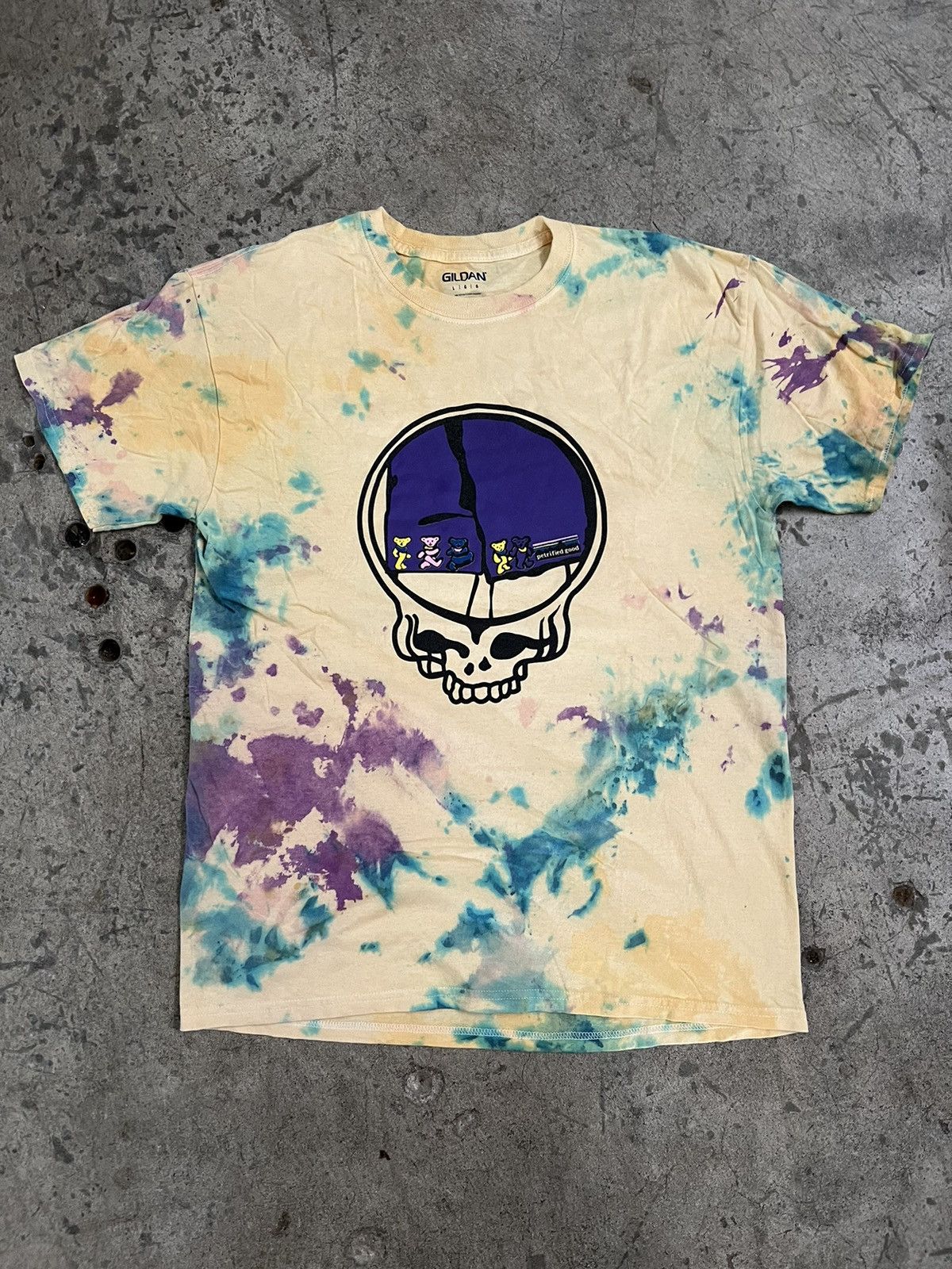 Other Petrified good Grateful Dead steal your face tie dye shirt L Size US L / EU 52-54 / 3 - 1 Thumbnail