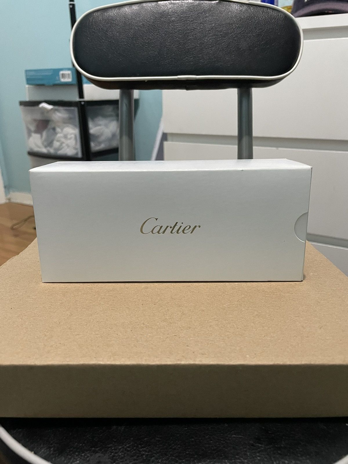 image of Cartier Gold Oval Glasses, Men's