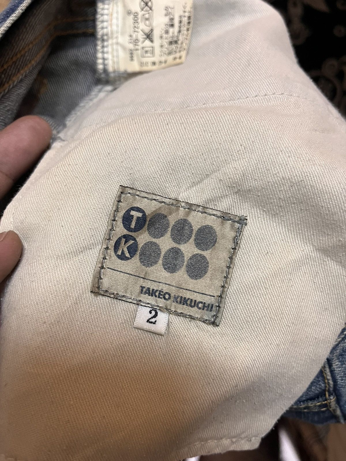 Takeo Kikuchi Japanese Brand Takeo Kikuchi Distressed Painter Jeans Size US 31 - 13 Thumbnail