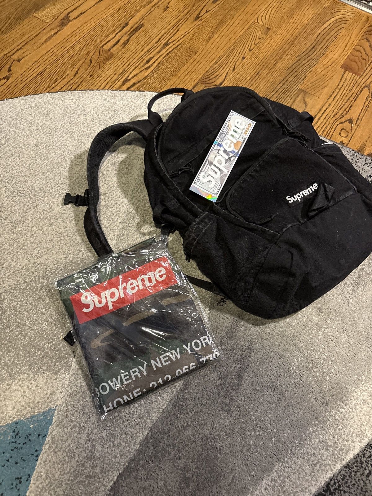Supreme Supreme Demin Backpack Size ONE SIZE - 1 Thumbnail