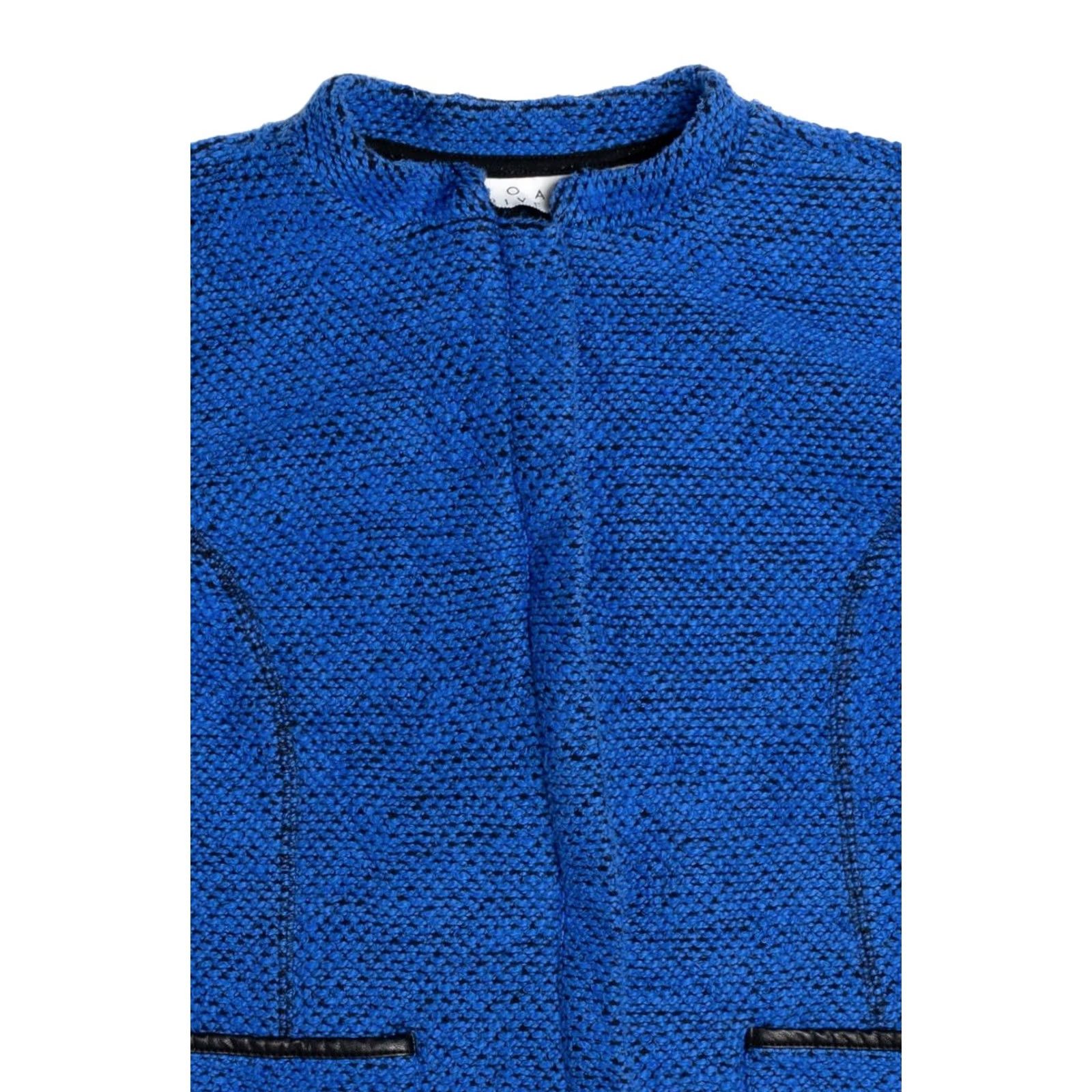 Vintage VINTAGE Joan Rivers Blue Lightweight Jacket Small - Classic Knit Cardigan Shirt Womens Size US S / EU 44-46 / 1 - 2 Thumbnail