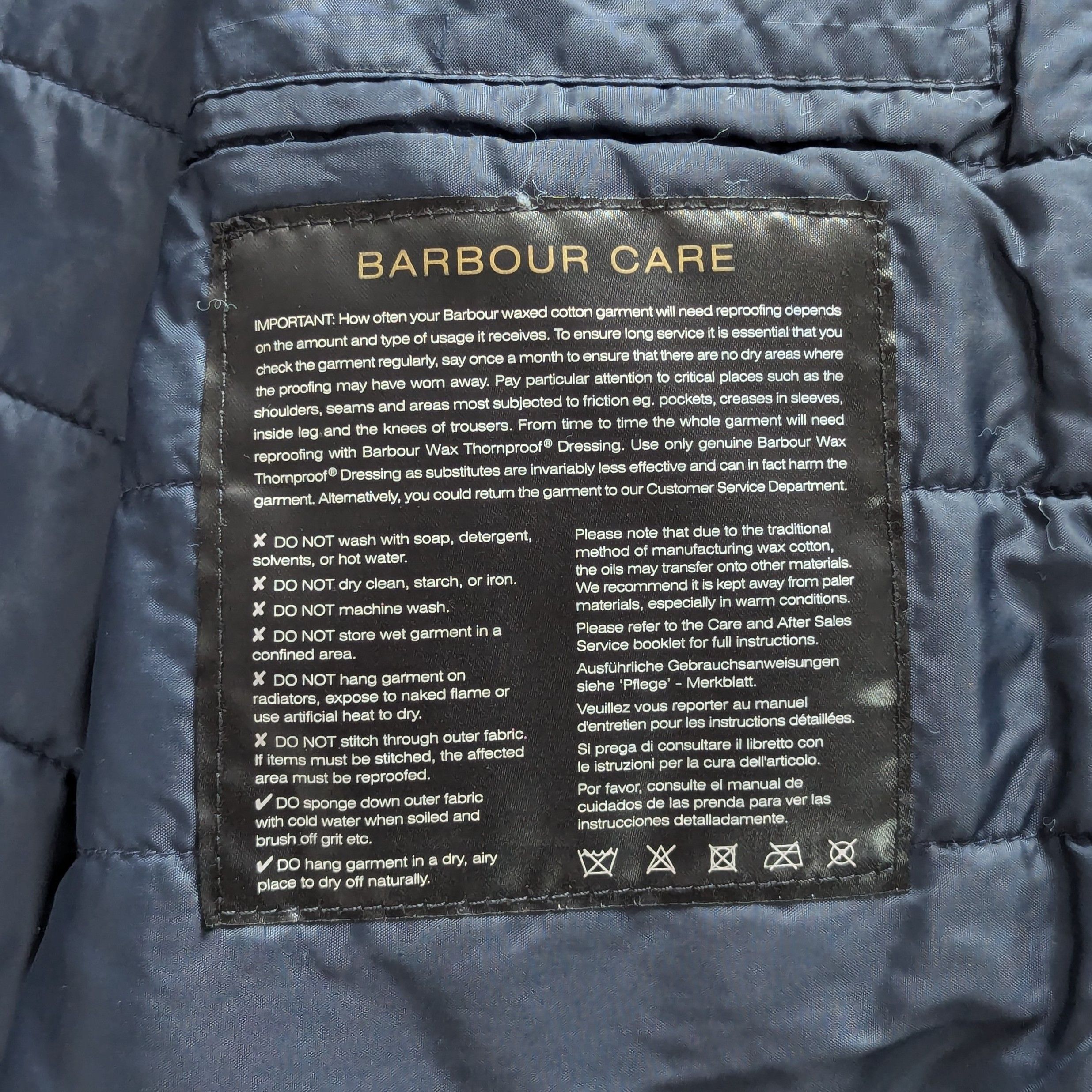 Barbour Barbour AIRA Wax Hooded Jacket Men's Size M Waxed Cotton Size US M / EU 48-50 / 2 - 17 Thumbnail
