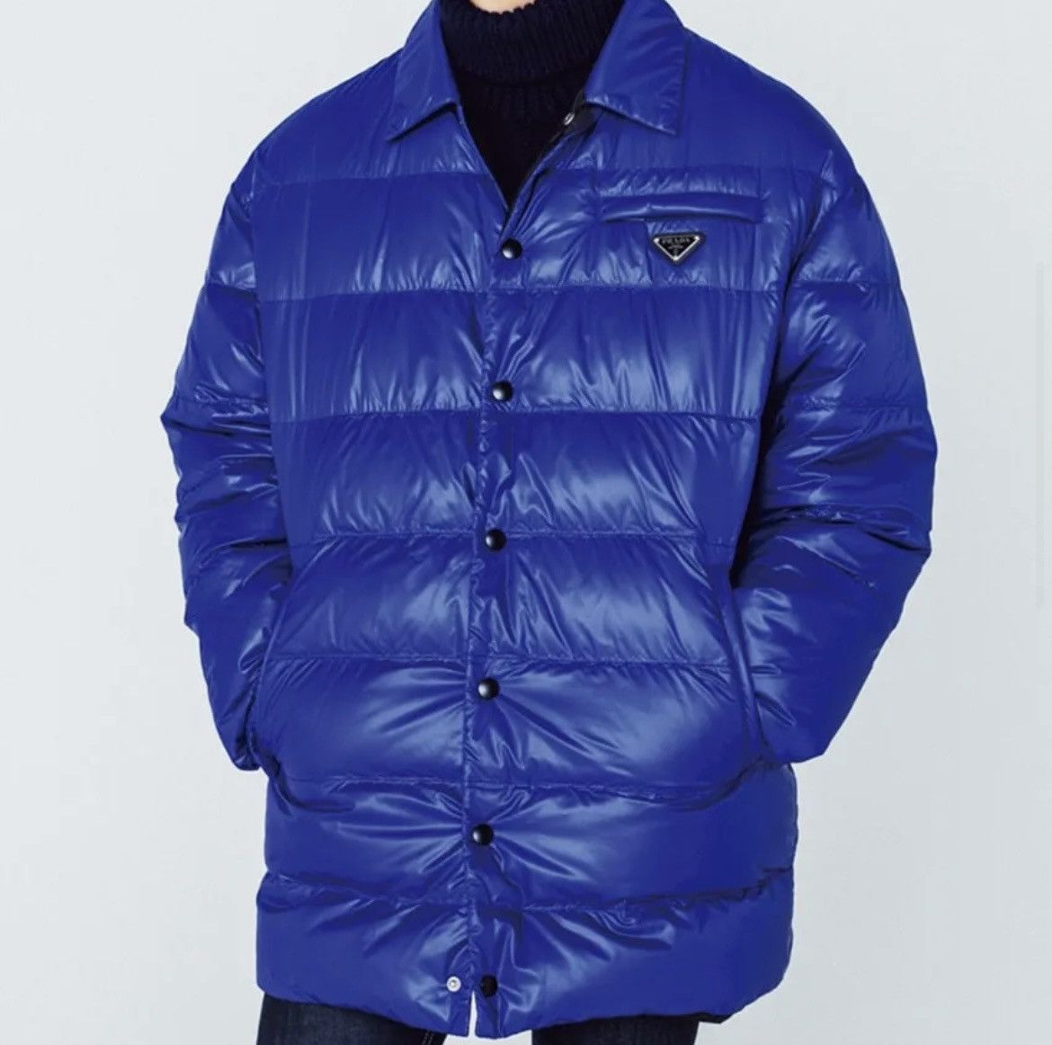 Prada × Raf Simons Prada logo down jacket / raf designer period Size US S / EU 44-46 / 1 - 1 Thumbnail