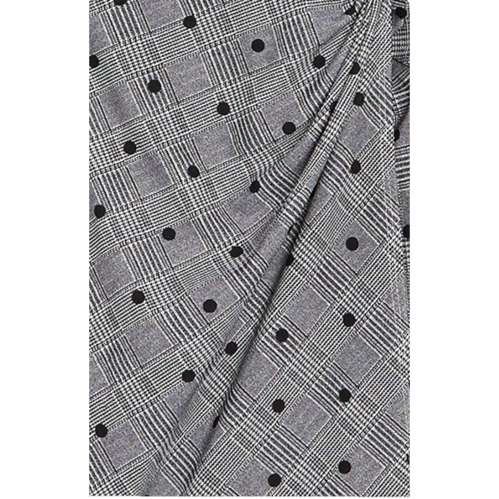 Vintage Love...Ady Plaid Twist Front Dress-Size S Shirt Womens Small Black/Ivory Cap Sleeve Crew Neck Mini Pattern Plaid 39" Vintage No Size S / US 4 / IT 40 - 2 Thumbnail