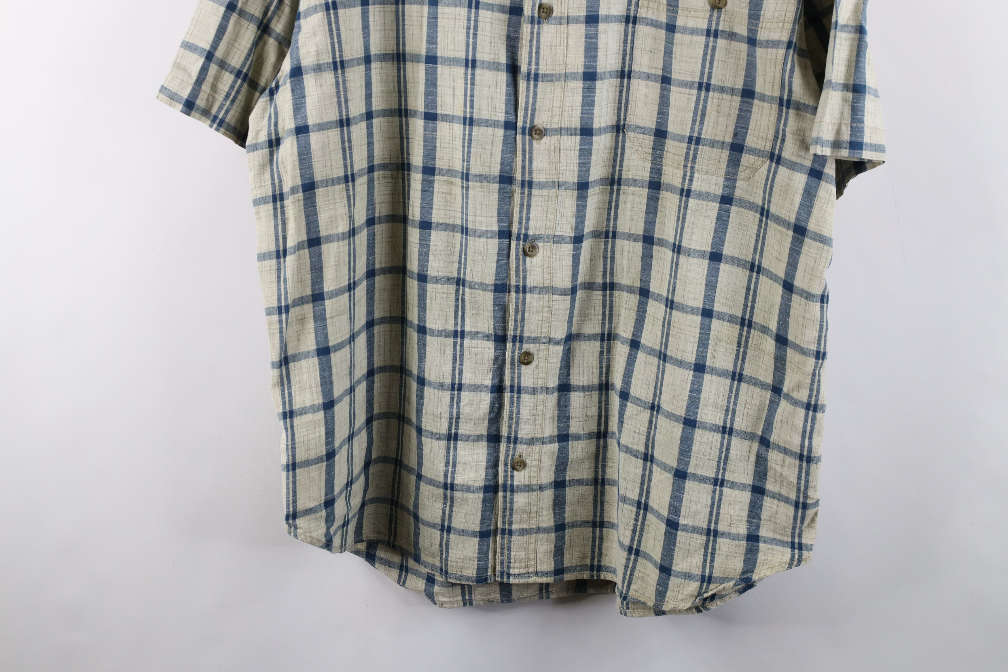 Cabelas × Vintage Vintage Cabelas Short Sleeve Collared Button Down Shirt Size US L / EU 52-54 / 3 - 3 Thumbnail