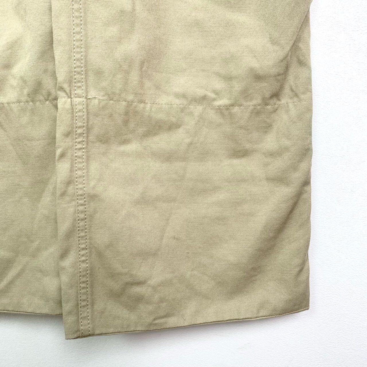 Loewe Loewe Womens High Waist Straight Leg Pants Khaki Cotton Size Size 36" / US 14 / IT 50 - 5 Thumbnail