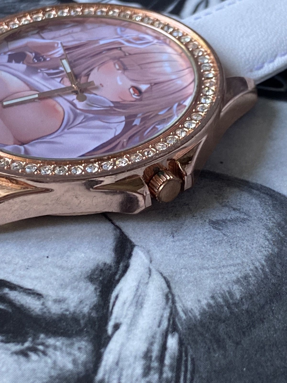 Japanese Brand × Jewelry × Vintage Anime Girl Watch Kawaii Stylish White Strap Size ONE SIZE - 10 Thumbnail