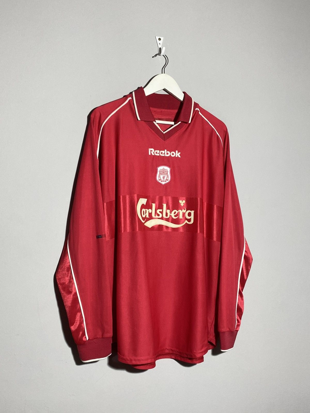 Reebok 2000-02 Liverpool FC Home Long Sleeve Football Shirt Size US L / EU 52-54 / 3 - 3 Thumbnail