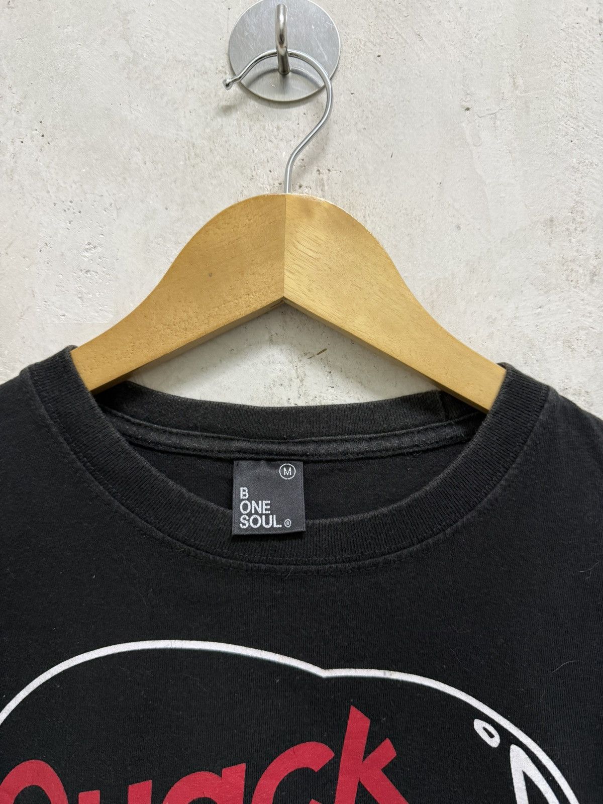 Japanese Brand Duck Dude B One Soul Spell Out Big Logo Tee Size US M / EU 48-50 / 2 - 4 Thumbnail