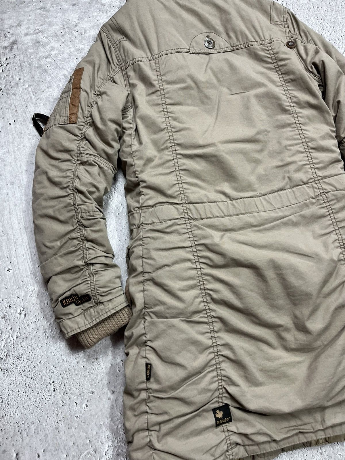 khujo Khujo Women’s Khaki Military Cargo Parka Jacket Coat Size L Size S / US 4 / IT 40 - 17 Thumbnail