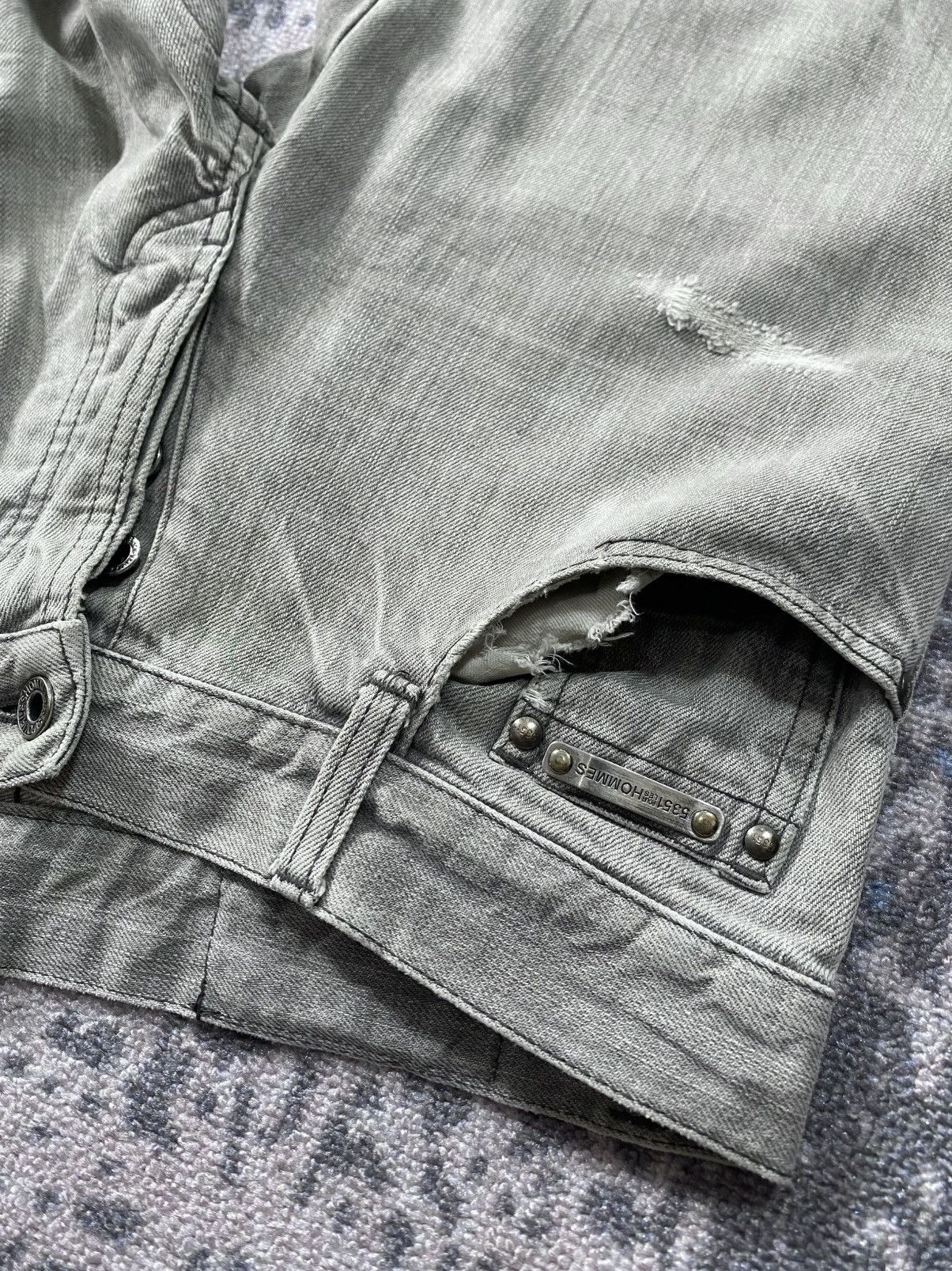 5351 POUR LES HOMMES Distressed Jeans Size US 32 / EU 48 - 6 Thumbnail