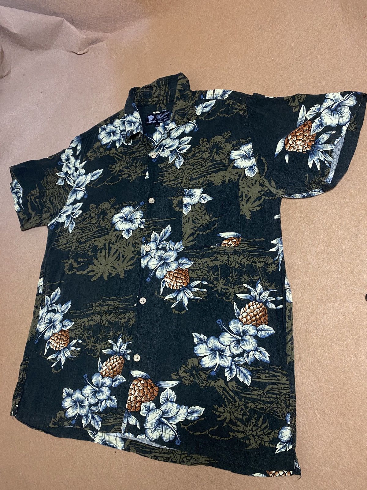 Designer × Vintage Vintage Aloha hawaiian shirt button up Size US L / EU 52-54 / 3 - 2 Thumbnail