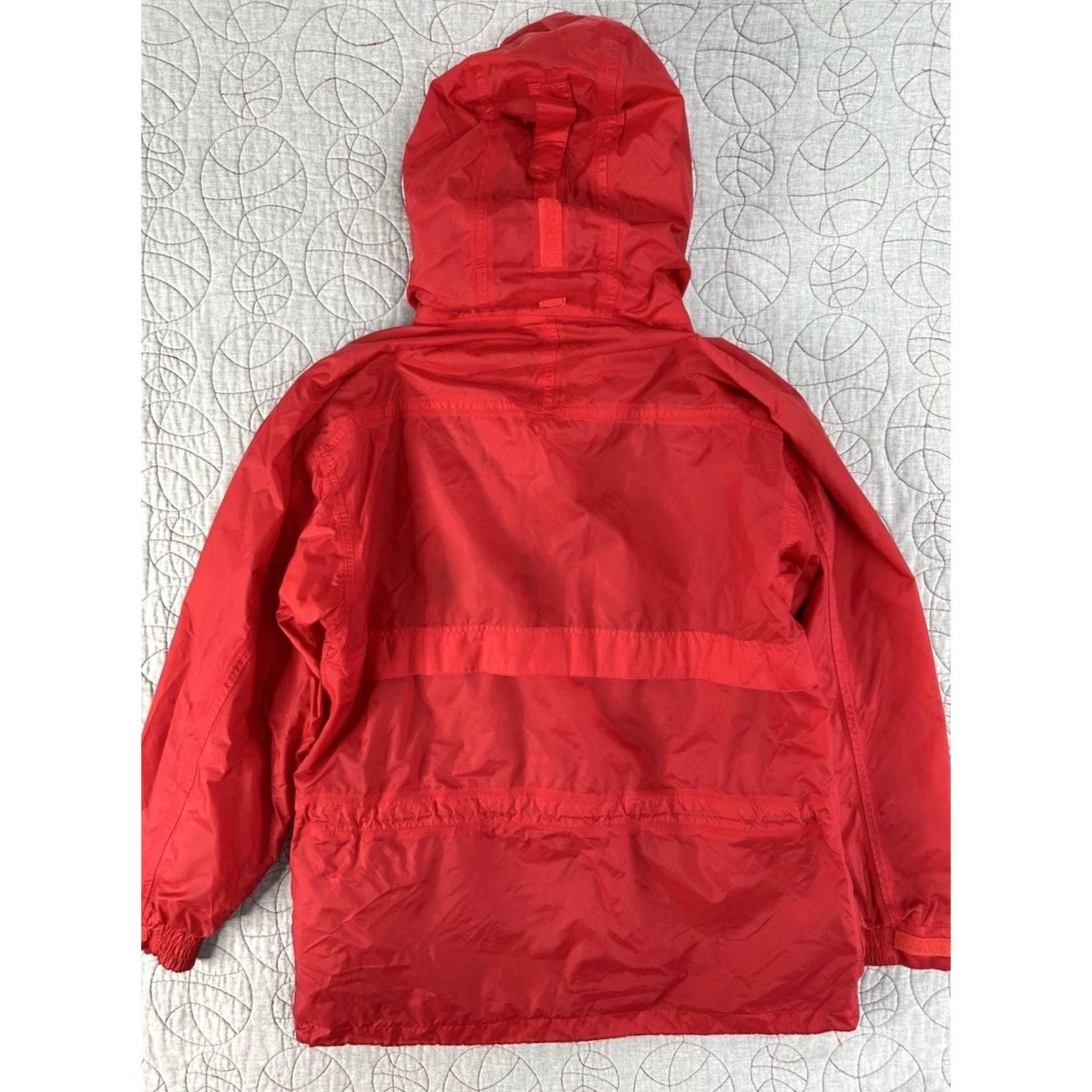 Helly Hansen VINTAGE Helly Hansen Helly Tech Red Rain Jacket Mens Medium Packable Hooded Lightweight Wind-Resistant Water Resistant 90s Retro Size US M / EU 48-50 / 2 - 6 Thumbnail