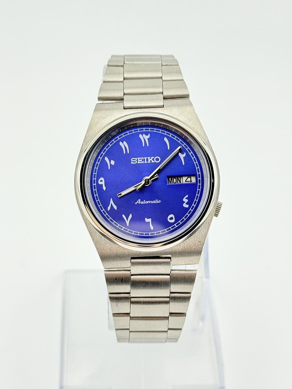 Seiko Seiko 5 Automatic Men’s Watch Navy Blue Dial Day Date Watch Size 36 - 1 Thumbnail