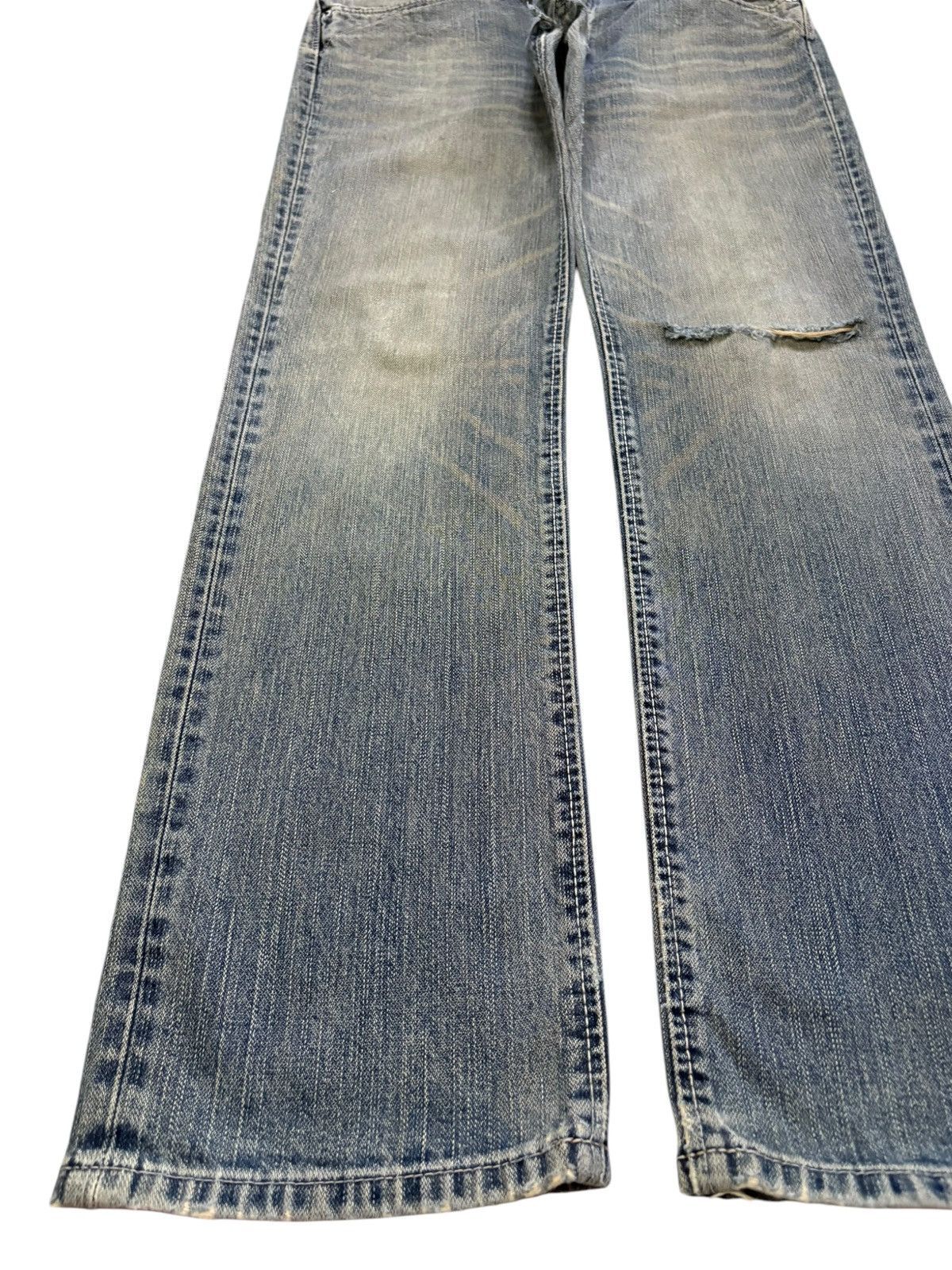 Wrangler Vintage Wrangler Mud Wash Distressed Jeans Size US 32 / EU 48 - 6 Thumbnail