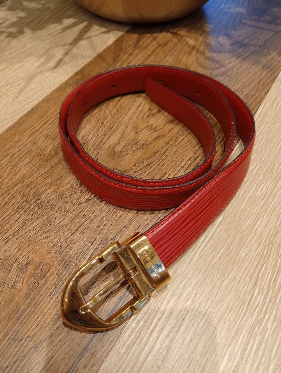 Louis Vuitton LOUIS VUITTON EPI LEATHER BELT Size ONE SIZE - 5 Thumbnail