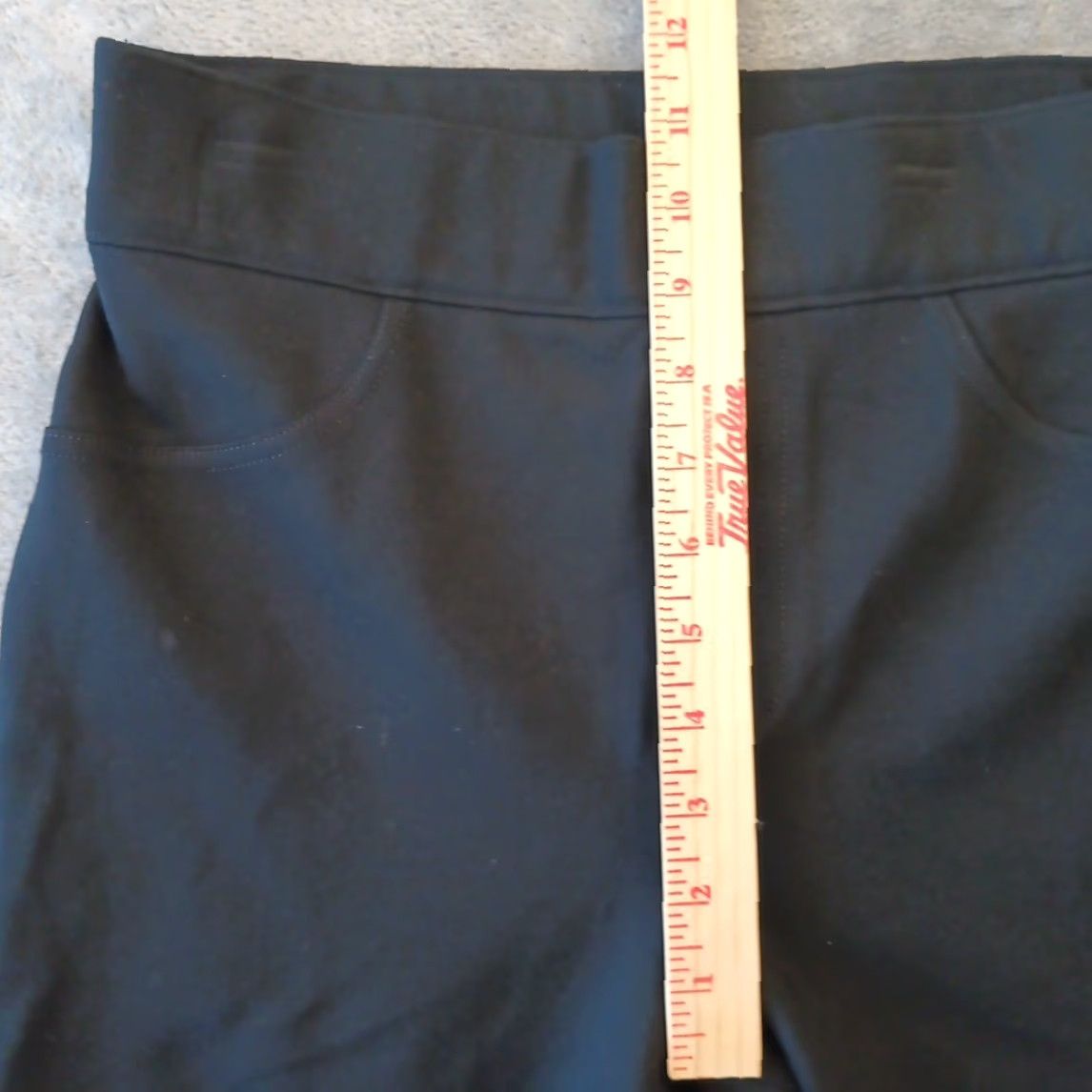 Spanx Spanx Pants Womens M Black Skinny Ankle High Rise Pull On 28x25 Stretch Shaping Elastic Size 32" / US 10 / IT 46 - 3 Thumbnail
