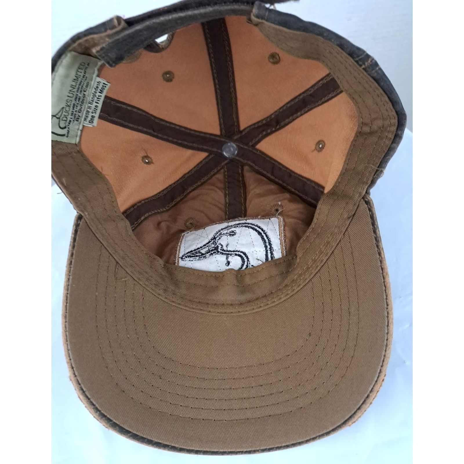 Vintage VINTAGE Ducks Unlimited Black & Gold Embroidered Adjustable Canvas Hat Men Baseball Cap One Size Black 90s Hunting Outdoors Cap Size ONE SIZE - 5 Thumbnail