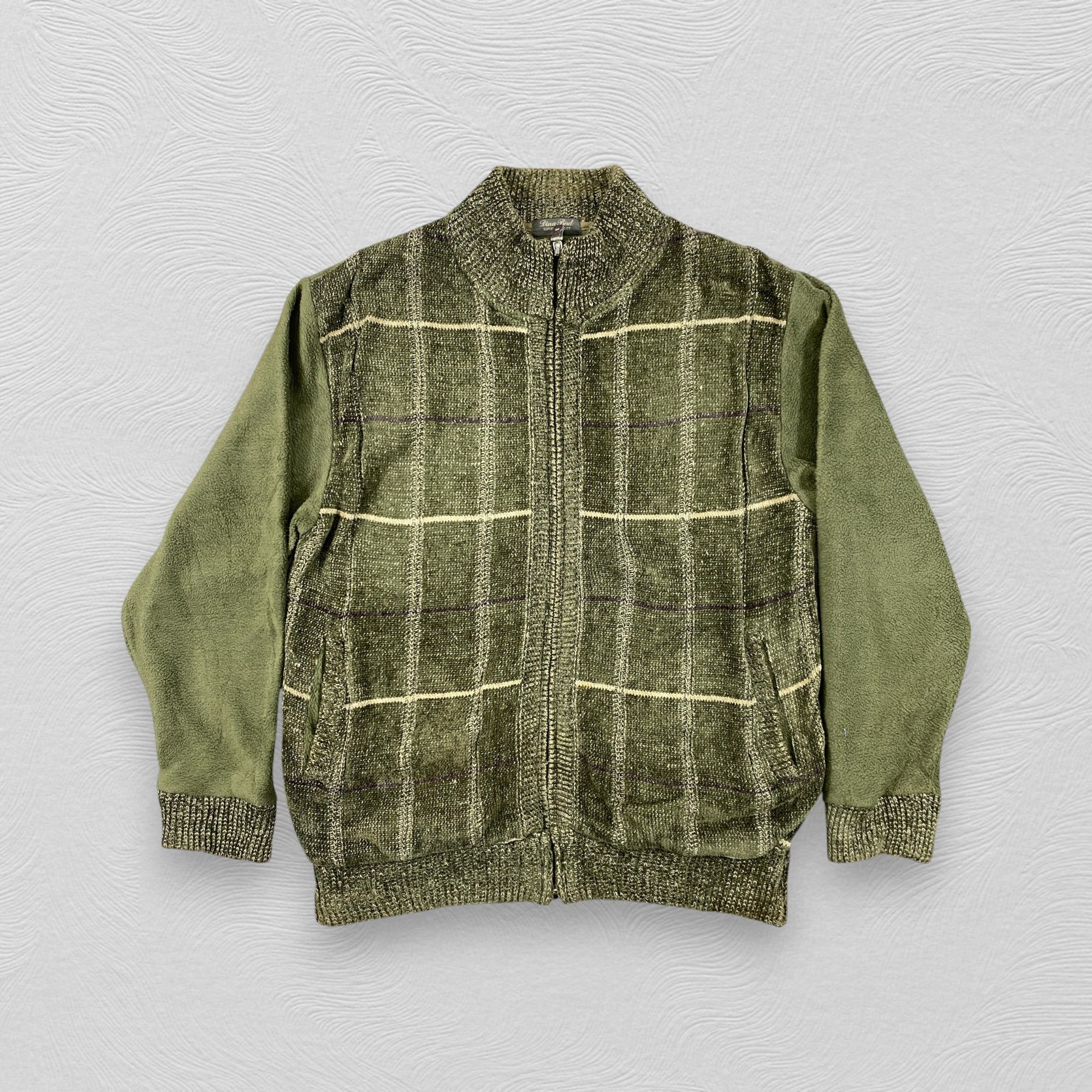 Japanese Brand Japanese Brand Dina Bird Plaid Sweater Jacket -J196 Size US S / EU 44-46 / 1 - 1 Thumbnail