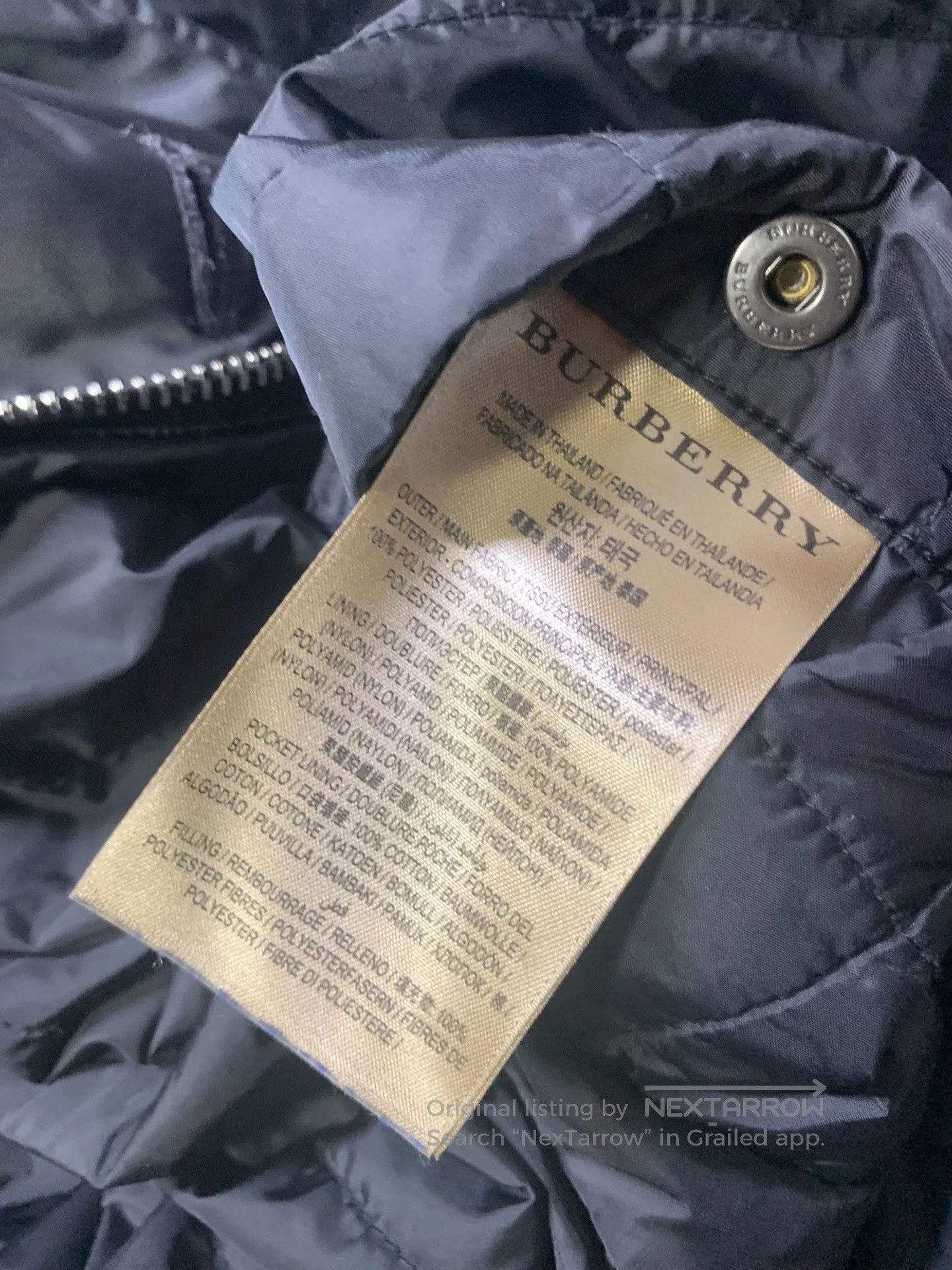 Burberry Burberry Metallic Nylon Long Fishtail Parka. Size US M / EU 48-50 / 2 - 5 Thumbnail