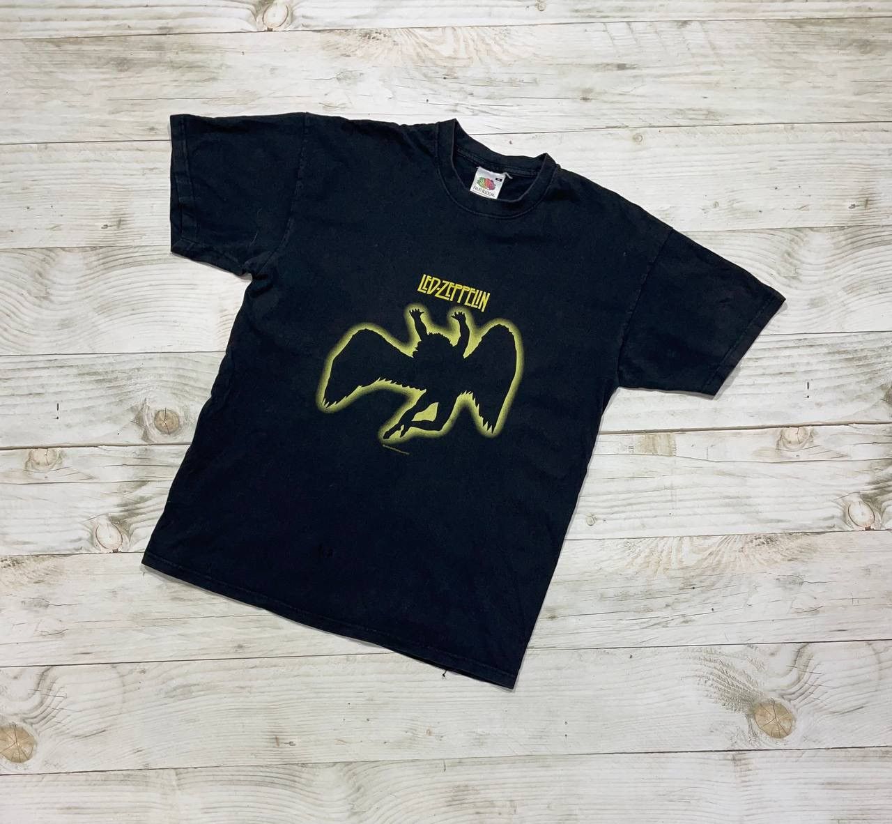 Led Zeppelin Vintage Led Zeppelin Band 2003 Silhouette Angel Logo T-Shirt Size US M / EU 48-50 / 2 - 1 Thumbnail