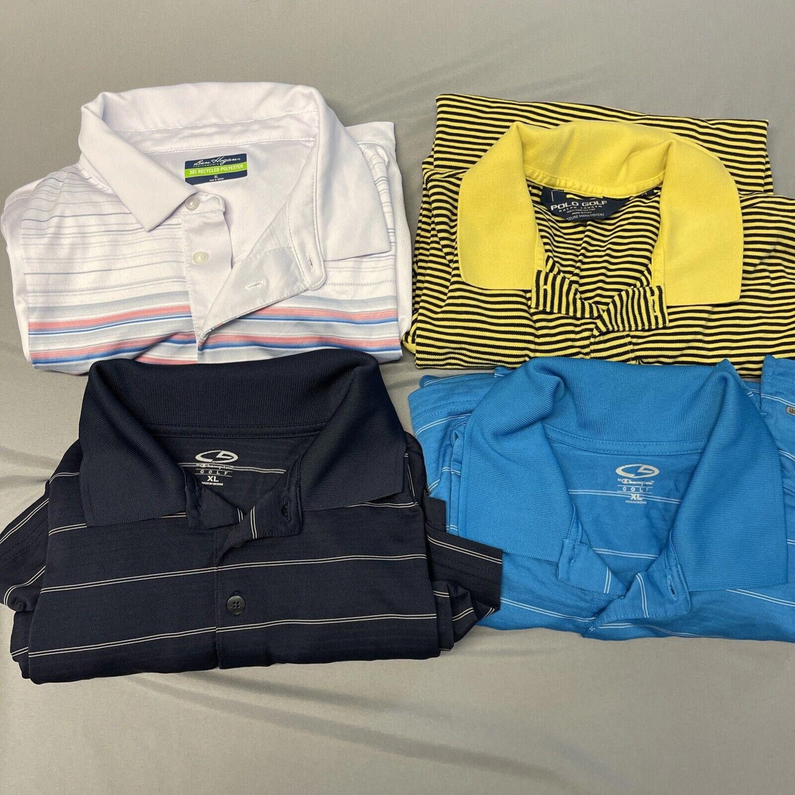 Designer -polo- Champion Etc.Golf Shirts - Lot of 4 Men’s Size XL Size US XL / EU 56 / 4 - 1 Thumbnail