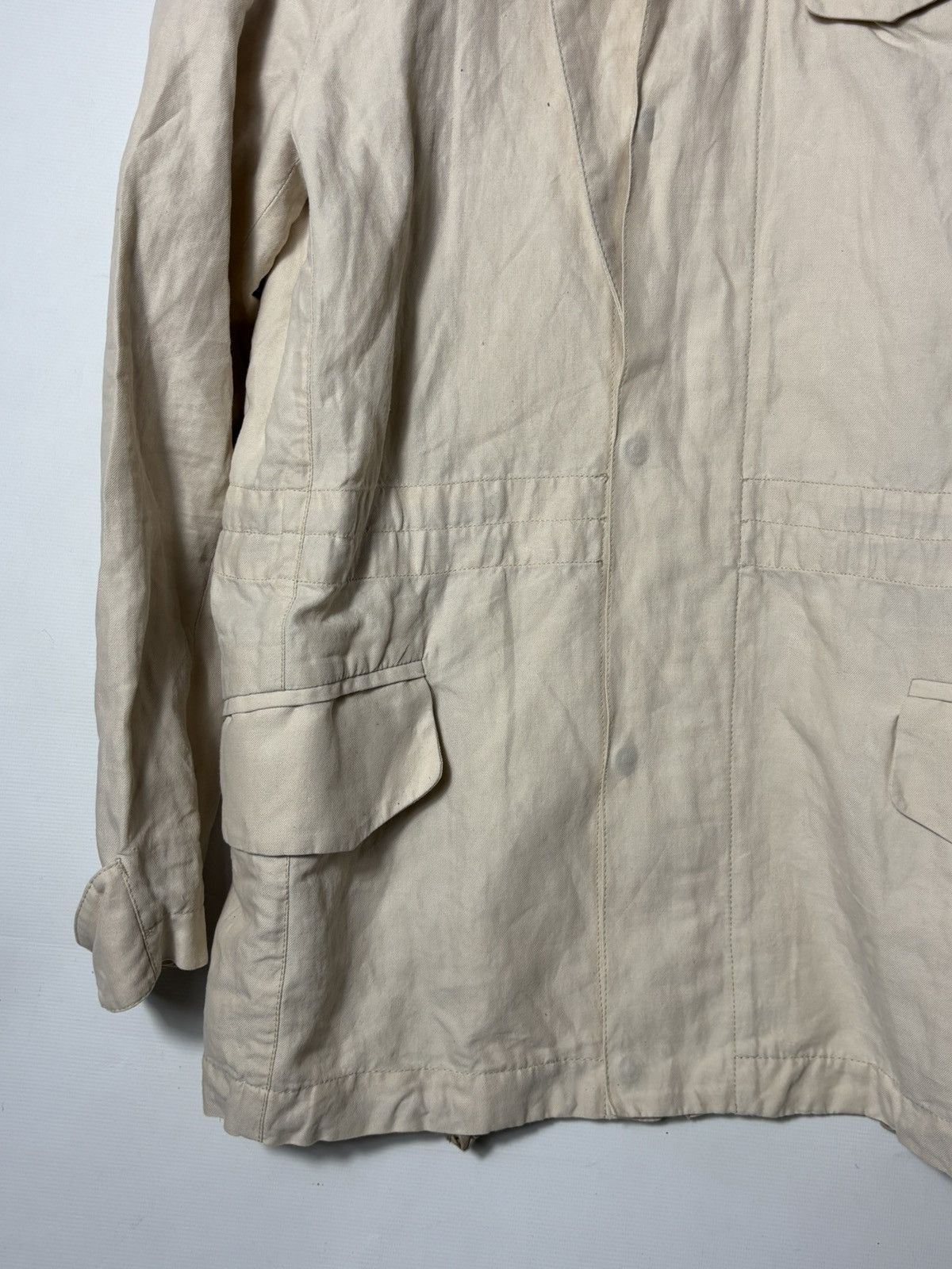 Maison Margiela Vintage Maison Margiela Ramie Military jacket Size US S / EU 44-46 / 1 - 6 Thumbnail