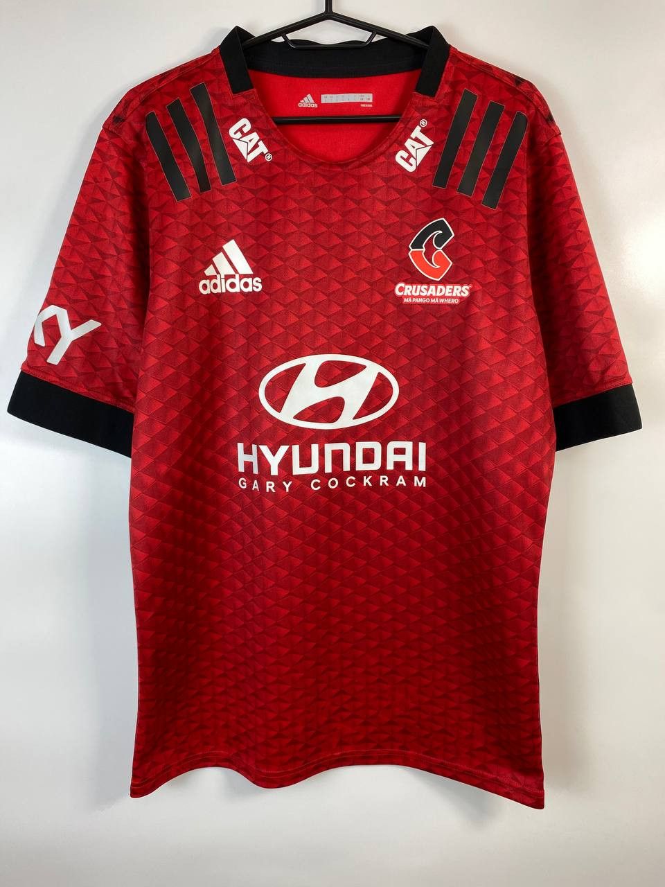 Crusaders Jersey Rugby Home Shirt Red Adidas