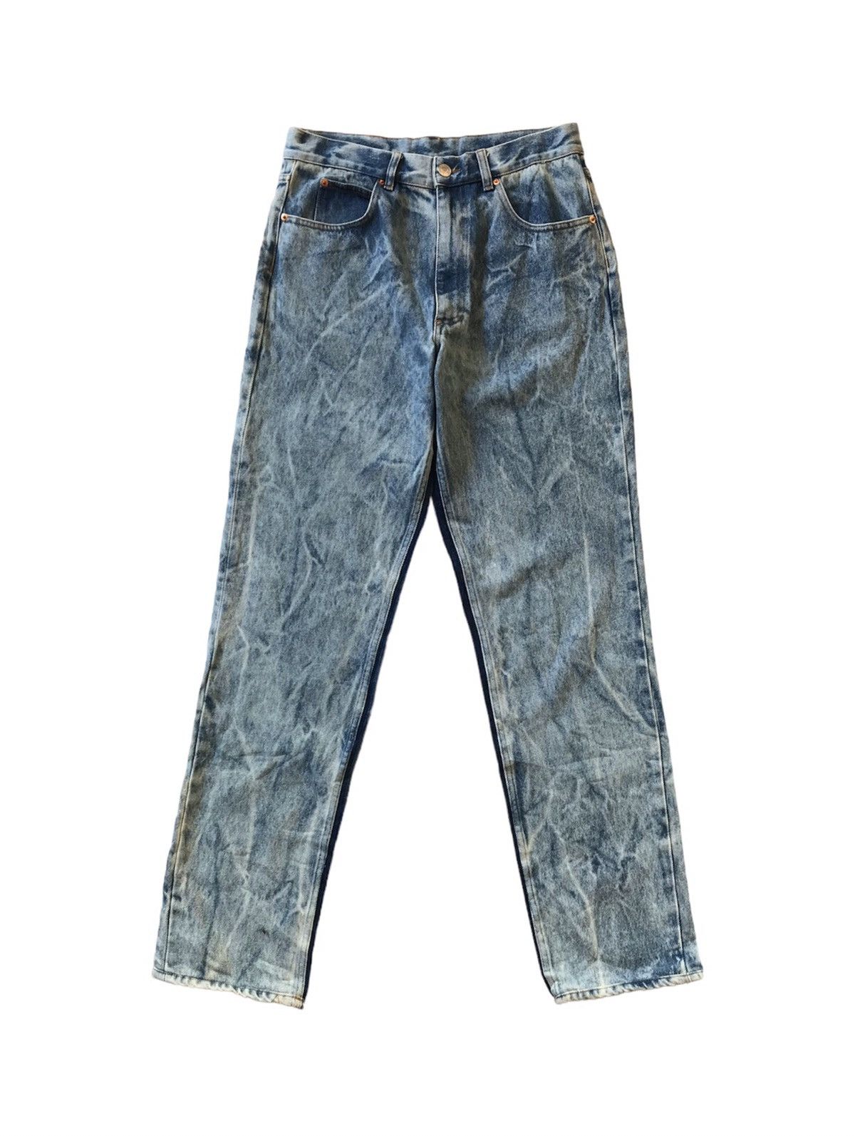 image of Martine Rose Acid Blue Jeans, Men's (Size 30)