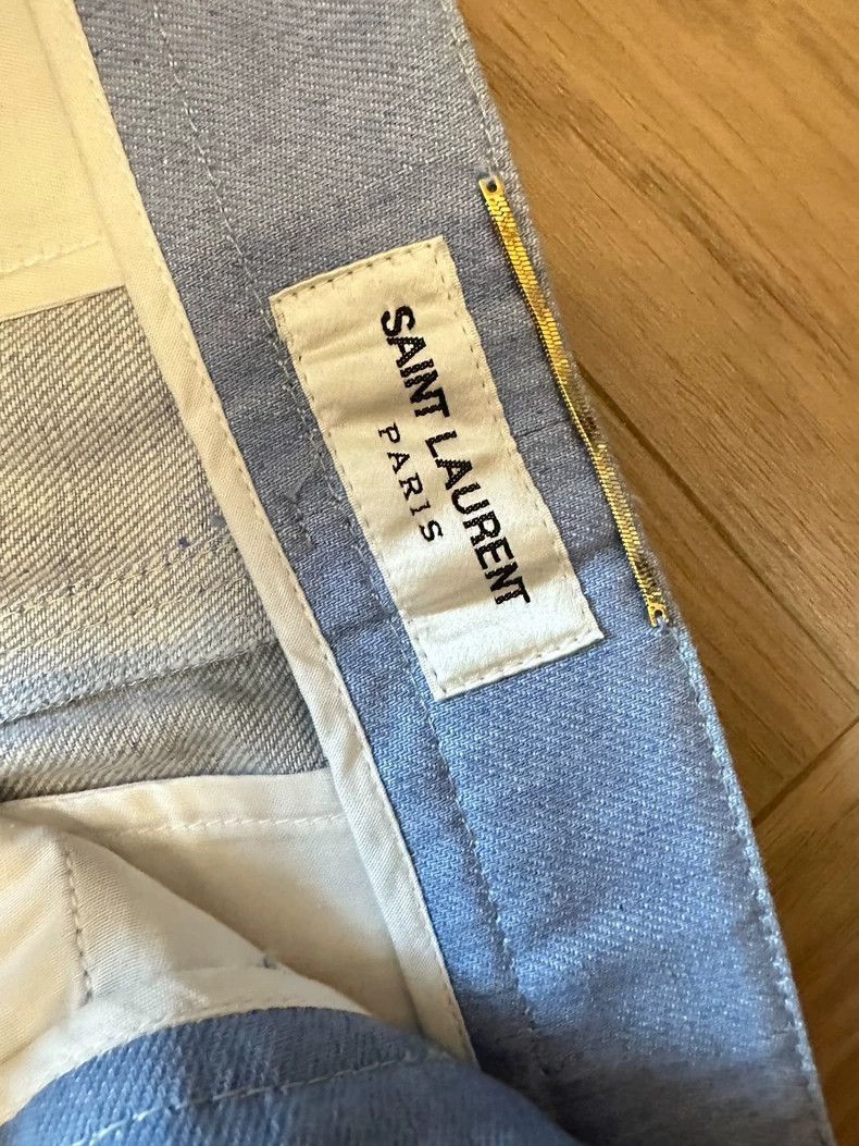 Saint Laurent Paris Saint Laurent Paris Saint Laurent High-Waisted Denim Pants Size US 38 / EU 54 - 2 Thumbnail