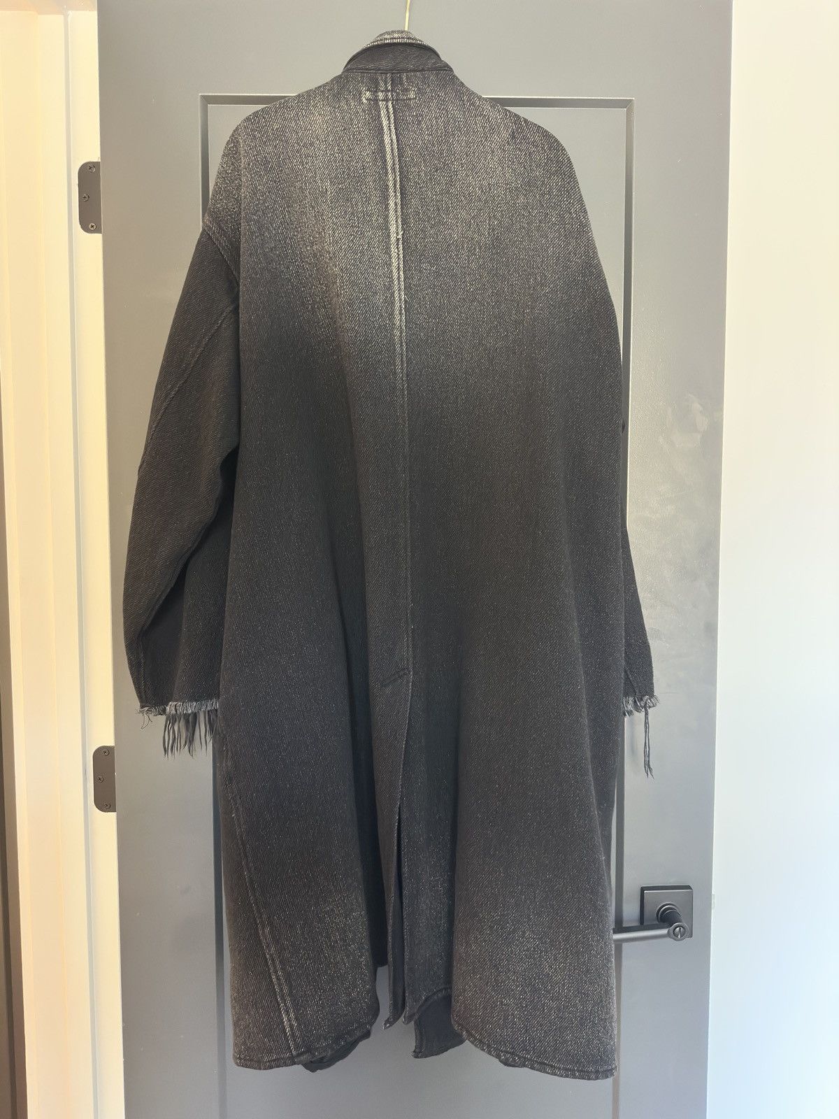 JieDa Black Denim Overcoat Size US S / EU 44-46 / 1 - 4 Thumbnail