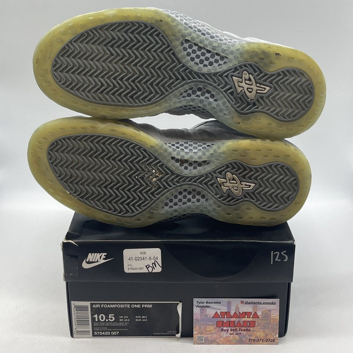 Nike Air foamposite one wolf grey Size US 10.5 / EU 43-44 - 7 Thumbnail