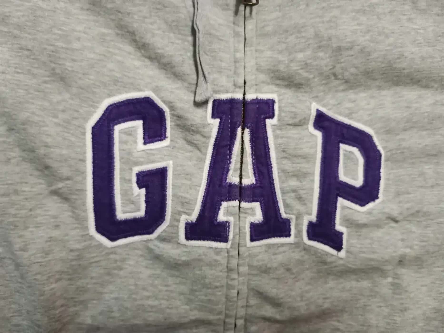Gap Vintage GAP Big Logo Zipper Hoodie Size US L / EU 52-54 / 3 - 2 Thumbnail