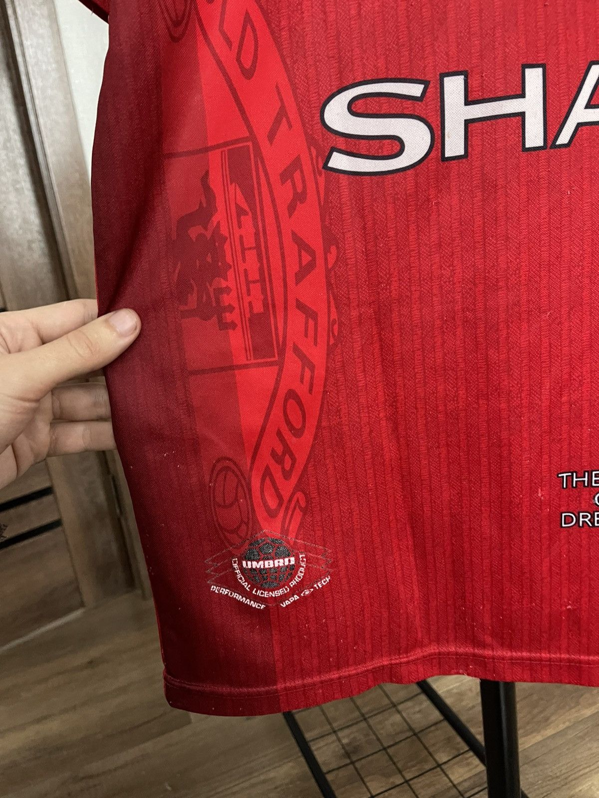 Umbro 1996/1997 Umbro Manchester United Vintage Soccer Jersey Tee Size US M / EU 48-50 / 2 - 15 Thumbnail