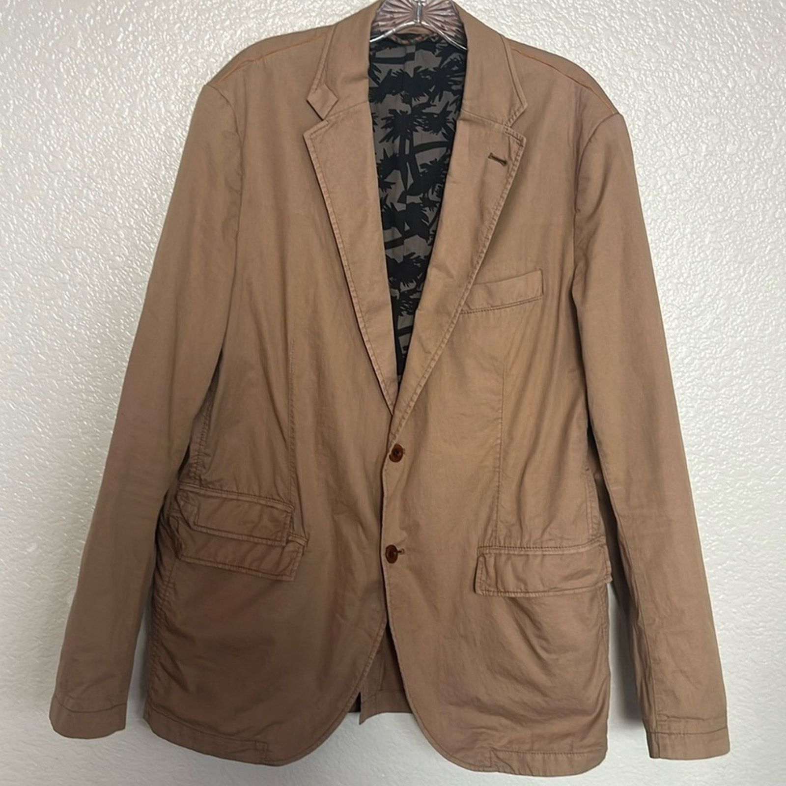 Hugo Boss Hugo Boss Tan Light Weight Blazer Size 42R Size 42R - 1 Thumbnail