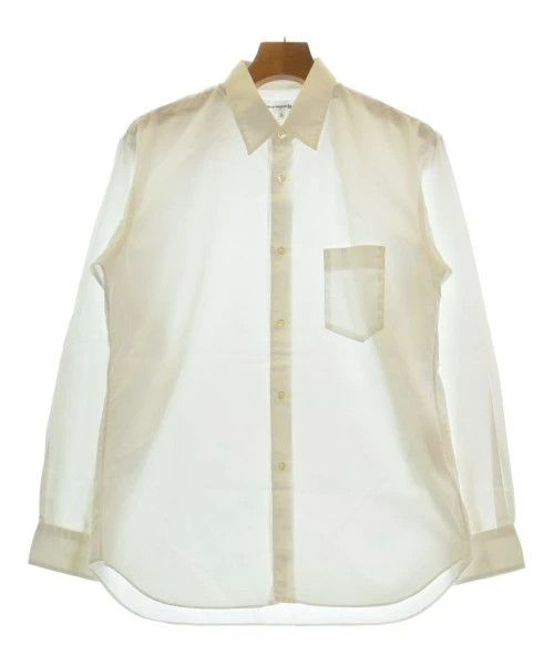 Comme des Garcons SHIRT Shirt Casual Long Sleeve Plain Button Up Cotton White Size US S / EU 44-46 / 1 - 1 Thumbnail