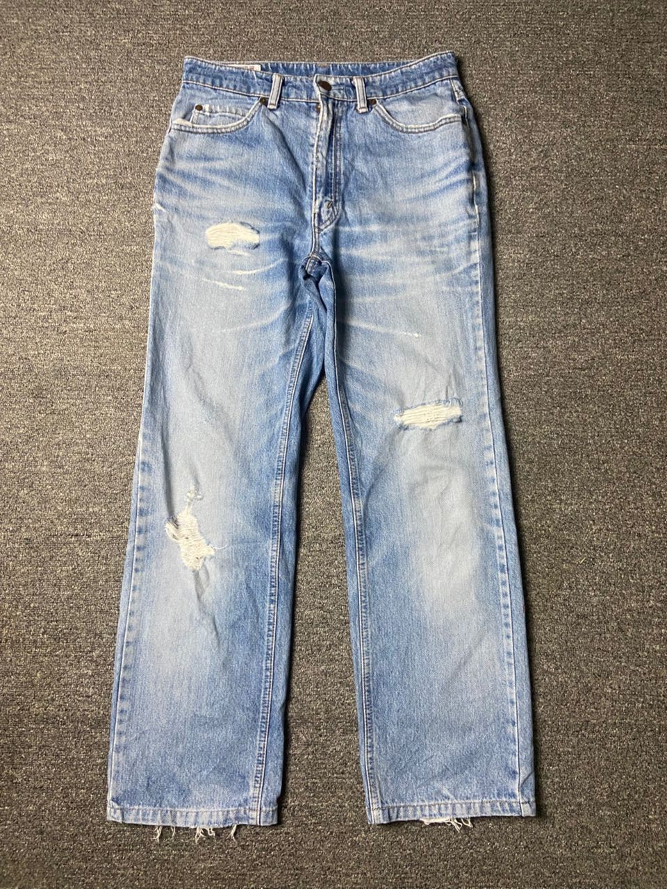 Big John BIG JOHN Distressed Denim Ripped Jeans (138) Size US 29 - 1 Thumbnail