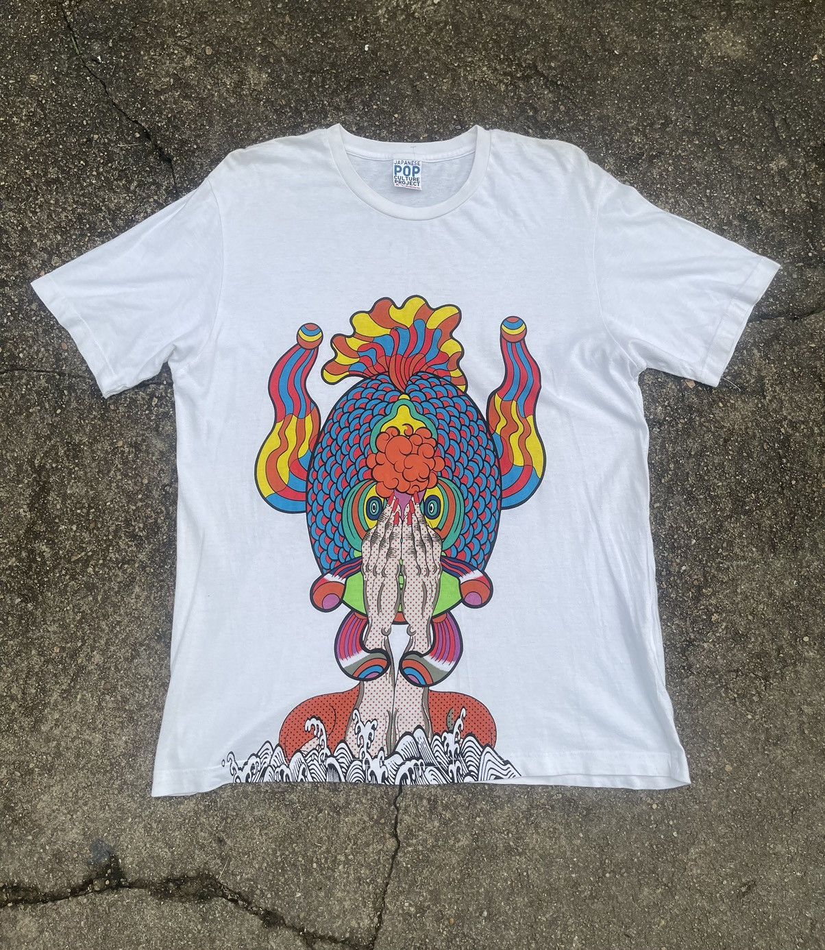 Japanese Brand × Vintage Vintage Pop Art T shirt Japanese XL Warhol Basquiat Haring Size US XL / EU 56 / 4 - 1 Thumbnail