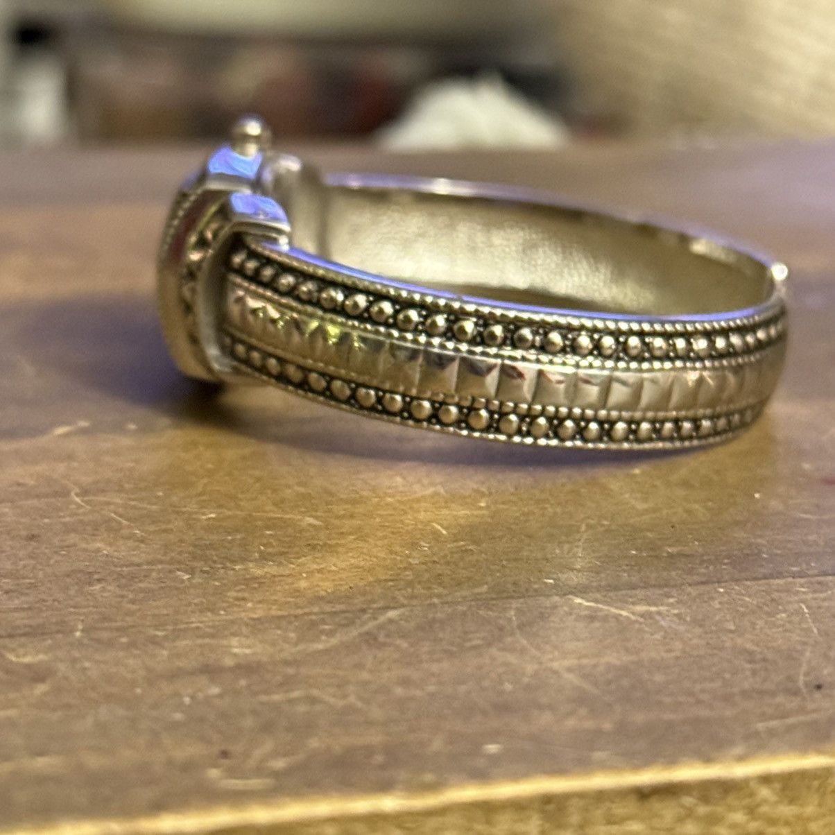 Other Jean Marc silver tone hinged cuff bangle watch Size ONE SIZE - 7 Thumbnail