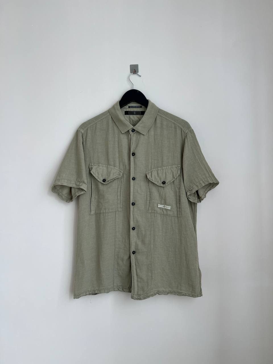 Stone Island Stone Island Beige Linen Summer Shirt Size US L / EU 52-54 / 3 - 4 Thumbnail