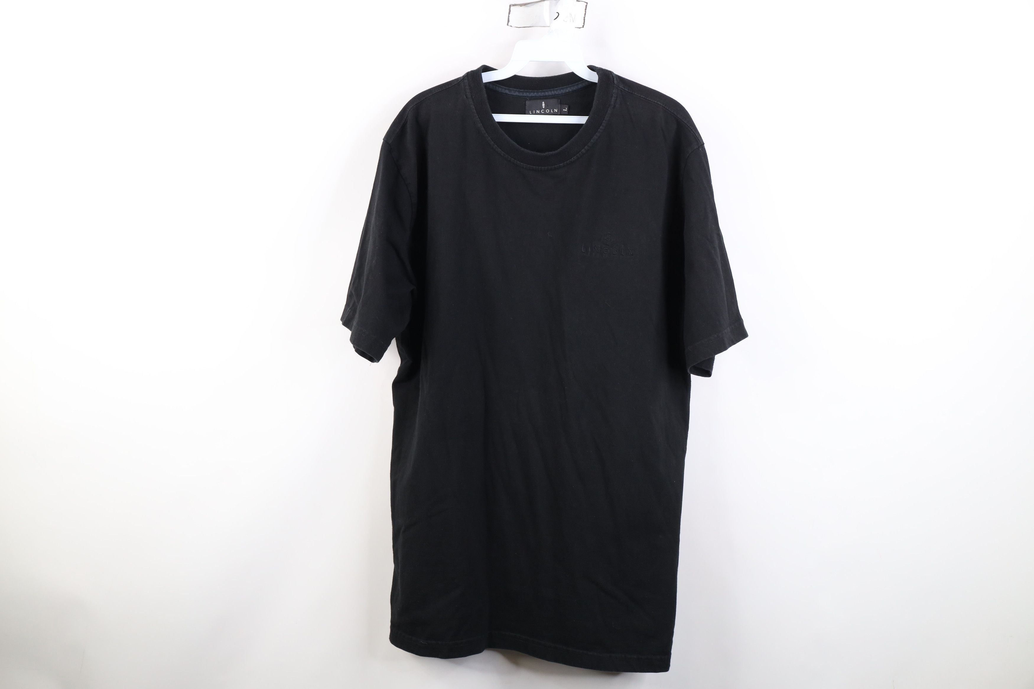 Vintage Vintage 90s Y2K Heavyweight Spell Lincoln Car T-Shirt Black Size US L / EU 52-54 / 3 - 1 Thumbnail