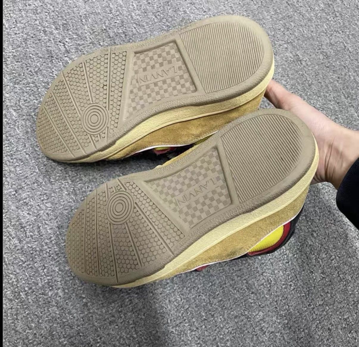 Lanvin LANVIN Yellow Curb Sneakers J40 Size US 9.5 / EU 42-43 - 5 Thumbnail