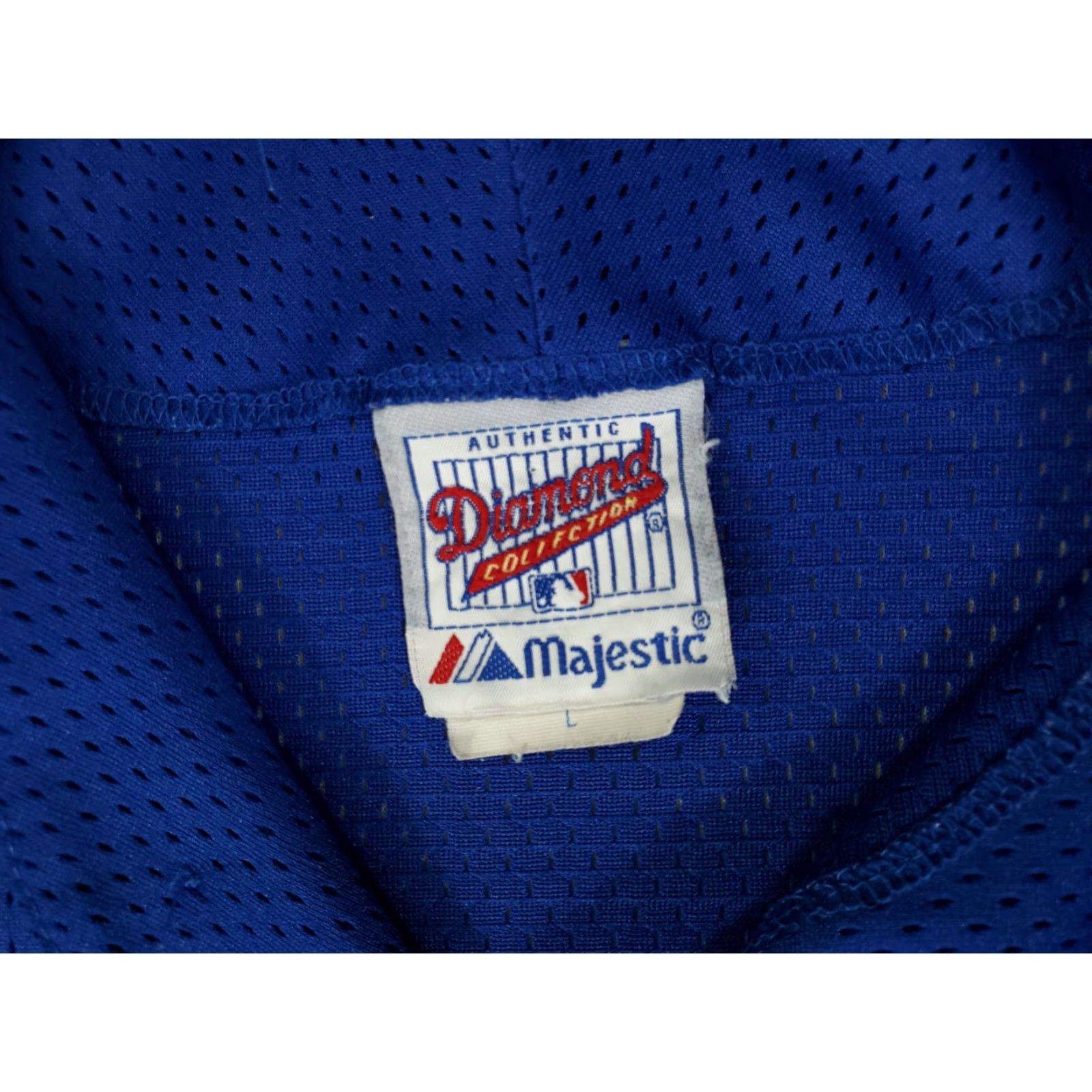 Vintage VINTAGE Majestic Kansas City Royals Jersey KC Stitched Diamond Collection Mens L Blue 90s Size US L / EU 52-54 / 3 - 4 Thumbnail