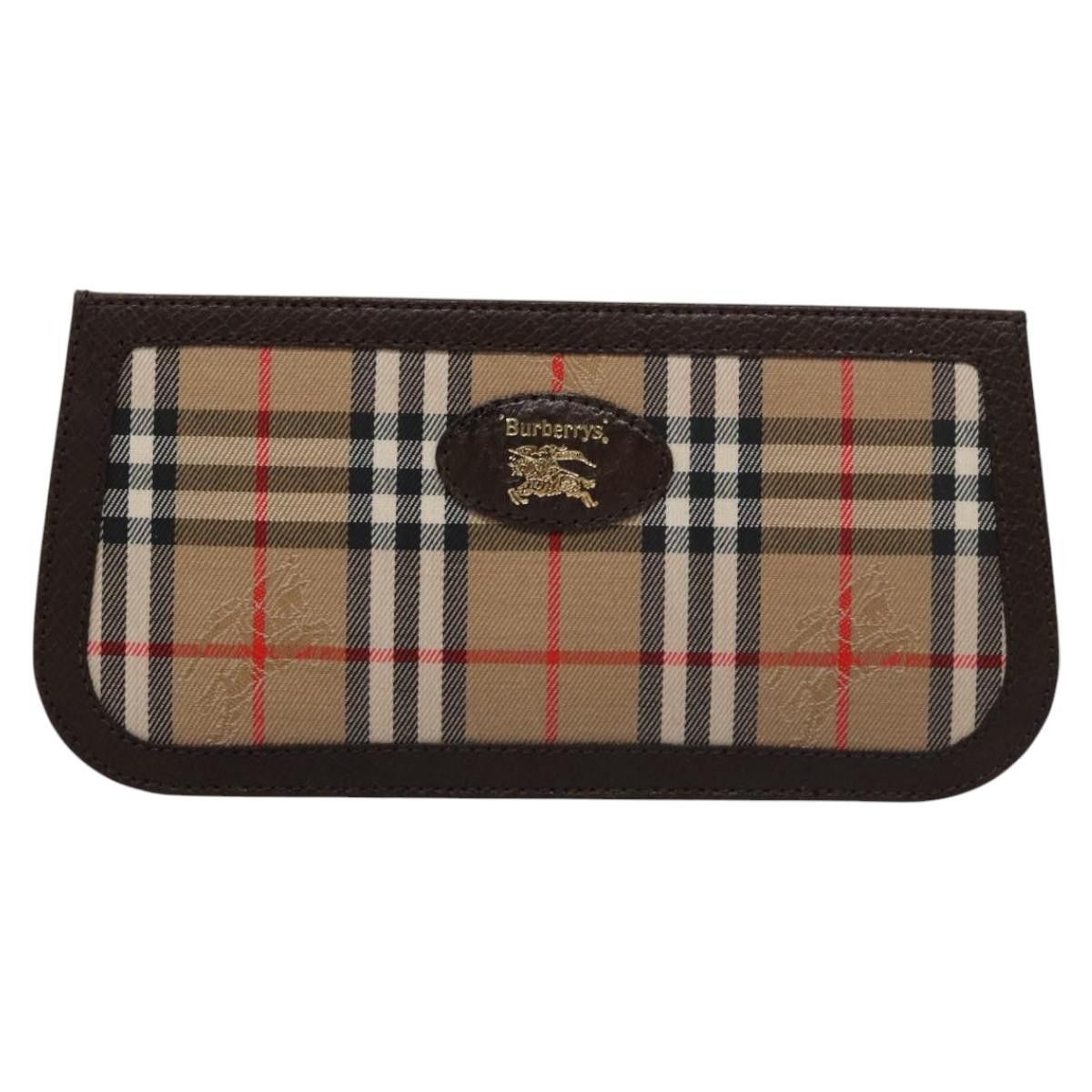 Burberry Nova Check Beige Canvas Wallet (Pre-Owned) Size ONE SIZE - 1 Thumbnail