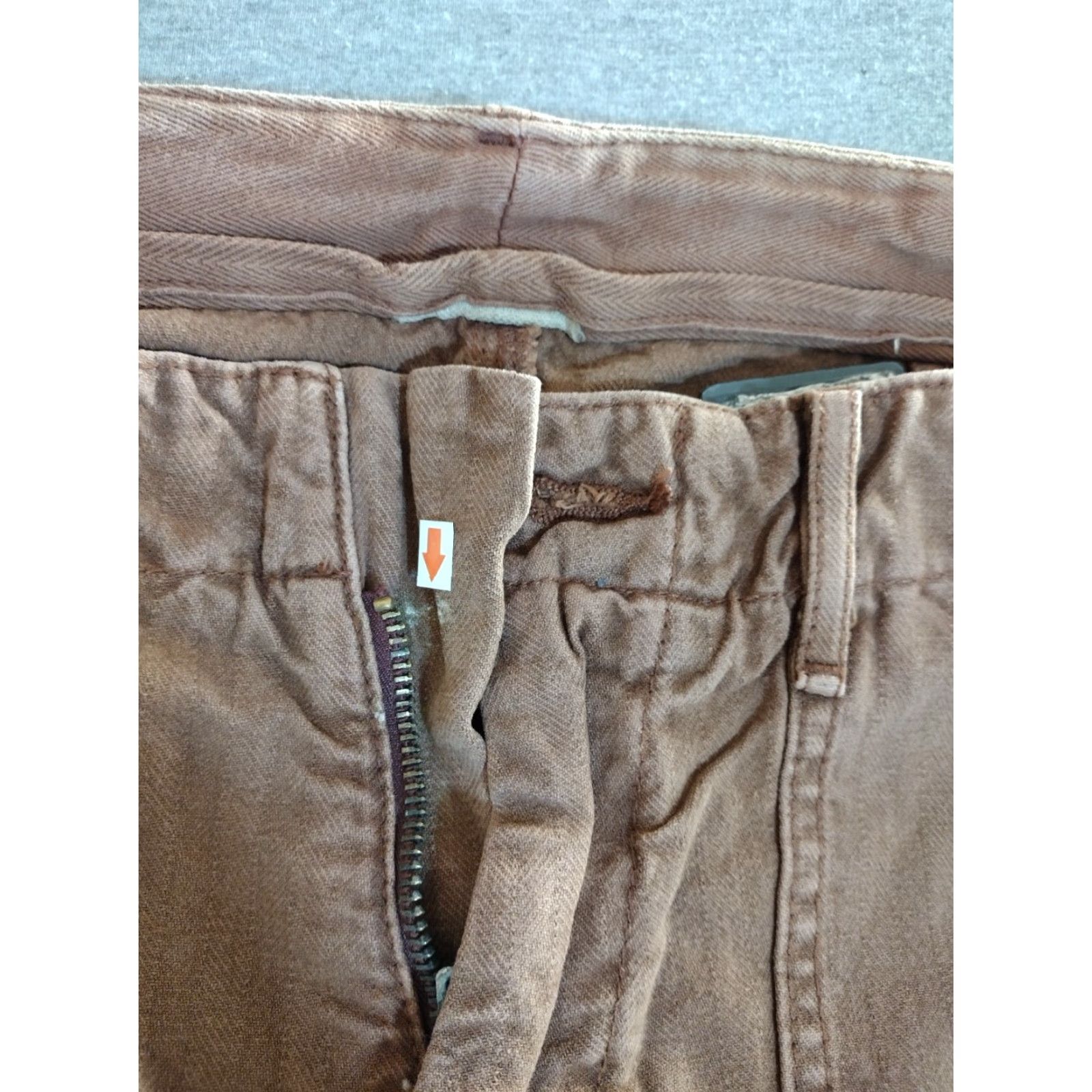 Abercrombie & Fitch Abercrombie & Fitch Worker Pants Cargo Men Rose 34X42 Cargo Pants Rose Abercrombie & Fitch Men Size US 34 / EU 50 - 4 Thumbnail